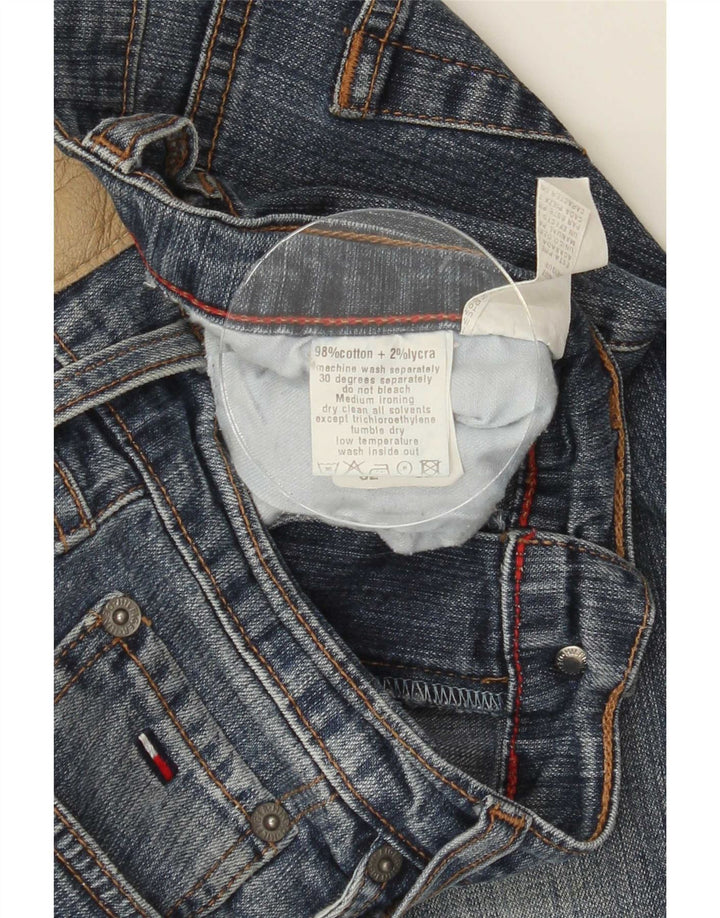 Tommy Hilfiger Womens Hipster Flared Jeans W32 L32 Blue Cotton