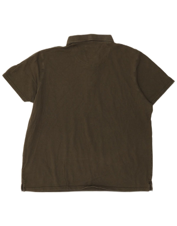 Weird Fish Mens Polo Shirt 2XL Green Cotton