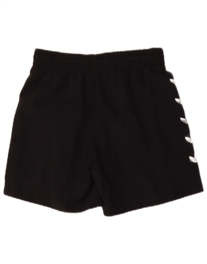 Adidas Mens Graphic Sport Shorts Small Black Polyester Sports