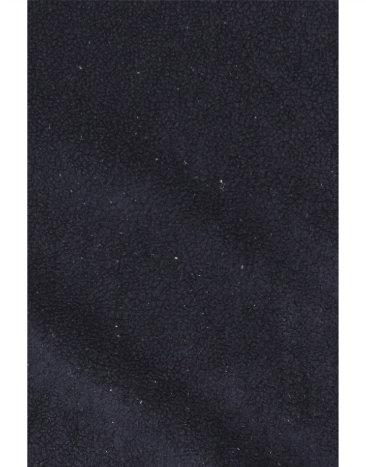 Kappa Mens Zip Neck Fleece Jumper Medium Navy Blue Polyester Sports