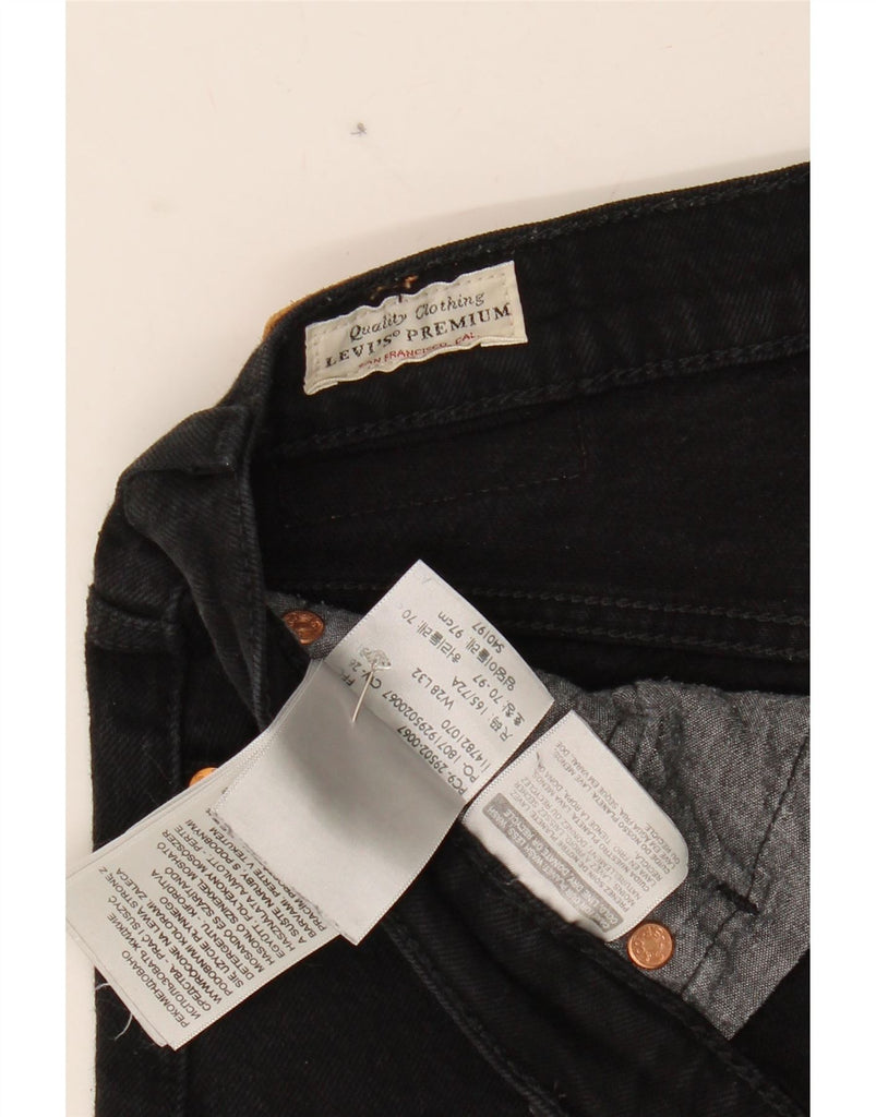 LEVI'S Womens Slim Jeans W28 L32 Black Cotton Vintage Levi's and Second-Hand Levi's from Messina Hembry 