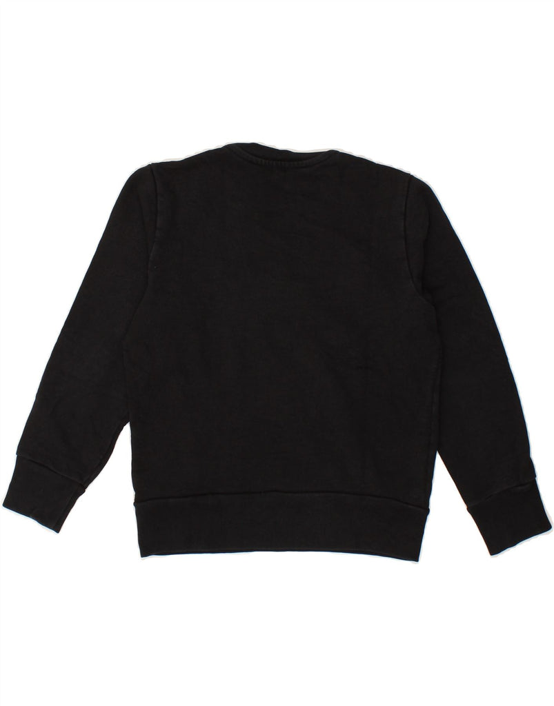 DIESEL Boys Graphic Sweatshirt Jumper 10-11 Years Black Cotton Vintage Diesel and Second-Hand Diesel from Messina Hembry 