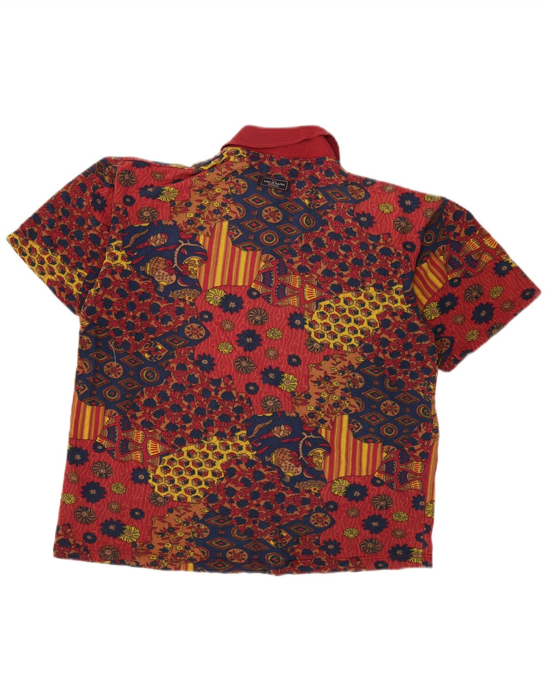 Kappa Mens Polo Shirt Large Multicoloured Floral Cotton