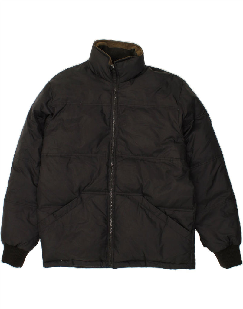 NAVIGARE Mens Padded Jacket UK 40 Large Black Polyester Vintage Navigare and Second-Hand Navigare from Messina Hembry 