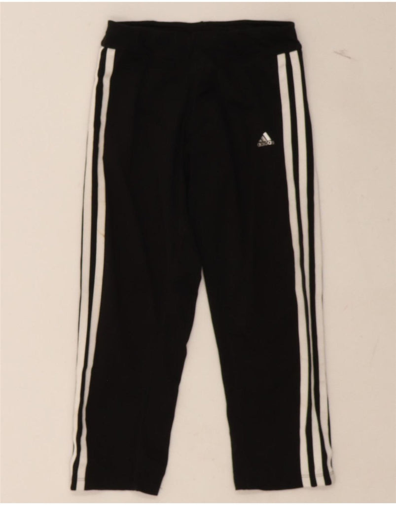 ADIDAS Girls Tracksuit Trousers 6-7 Years  Black Vintage Adidas and Second-Hand Adidas from Messina Hembry 
