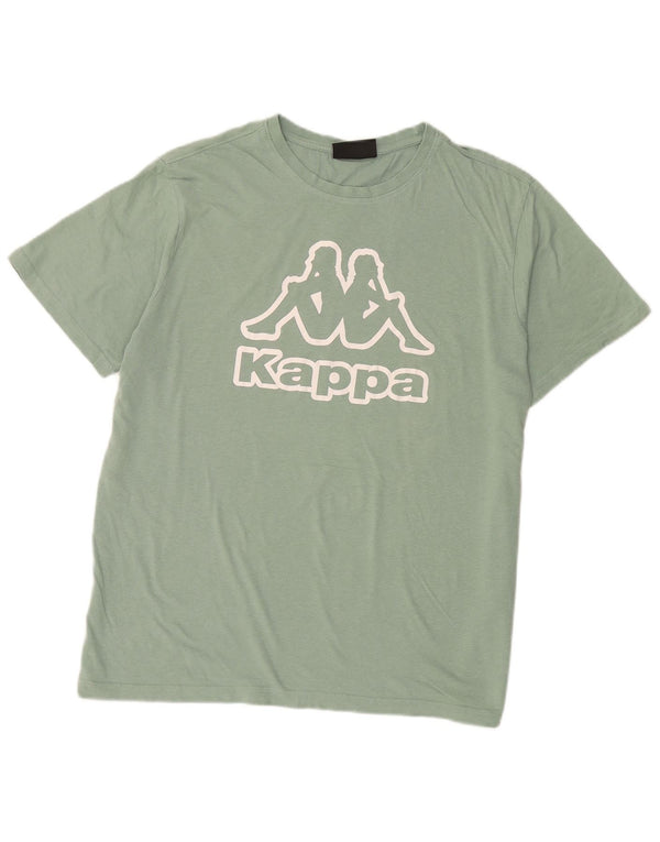 Kappa Mens Graphic T-Shirt Top XL Green