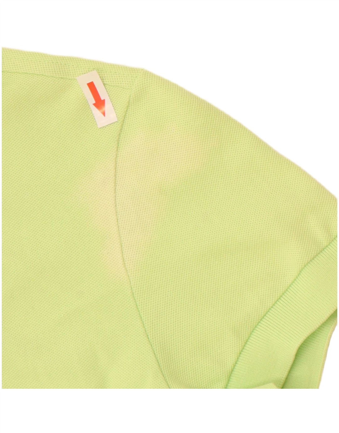 Lacoste Womens Polo Shirt Size 38 Medium Green Cotton