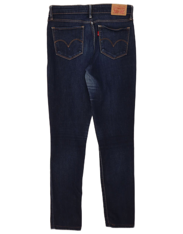 Levi's Womens 711 Skinny Jeans W27 L28 Navy Blue Cotton