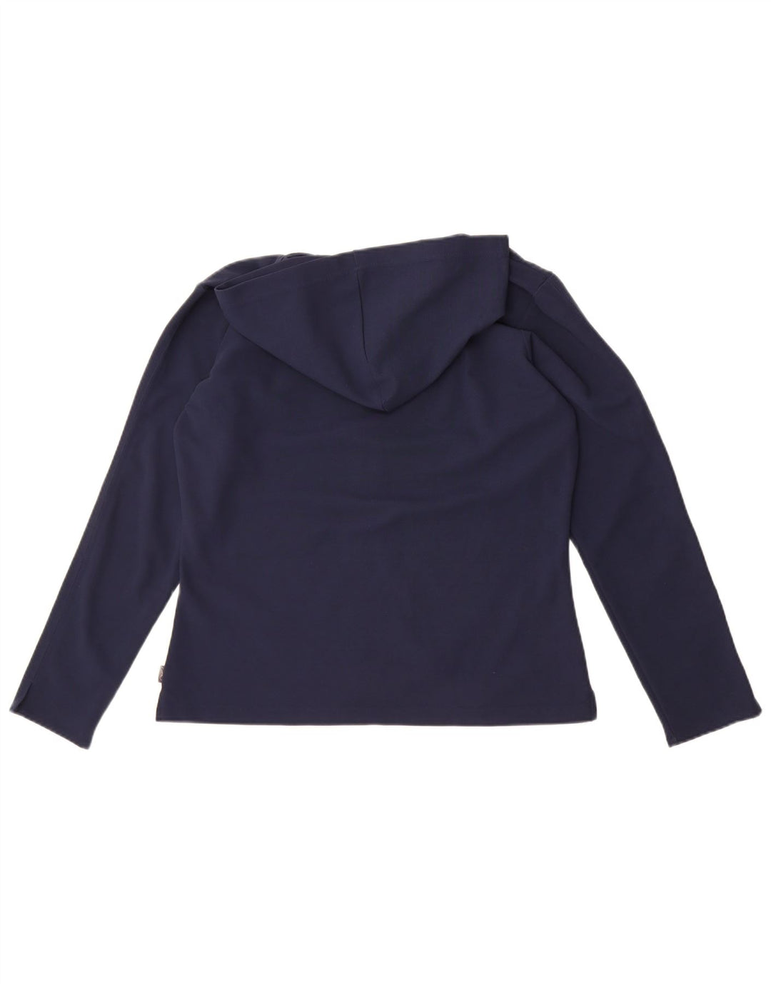 Reebok Womens Hooded Oversized Top Long Sleeve UK 10 Small Navy Blue