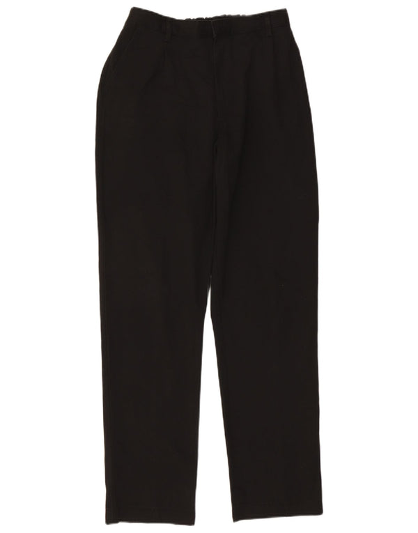 Marks & Spencer Boys Straight Chino Trousers 15-16 Years W28 L30 Black