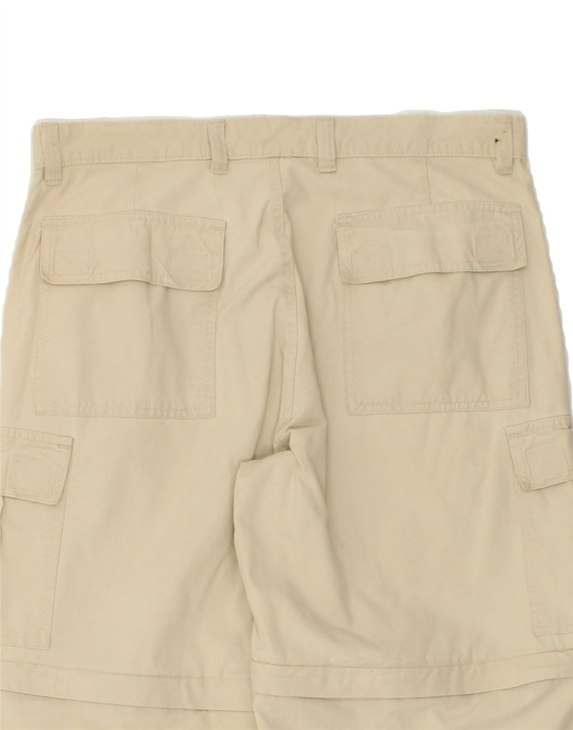 VINTAGE Mens Tapered Cargo Trousers W32 L31 Beige Cotton Vintage Vintage and Second-Hand Vintage from Messina Hembry 