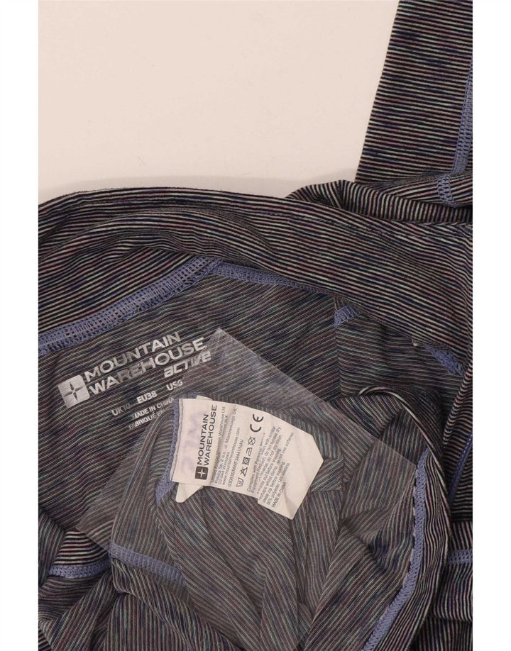 Mountain Warehouse Womens Tracksuit Top Jacket UK 10 Small Grey Flecked