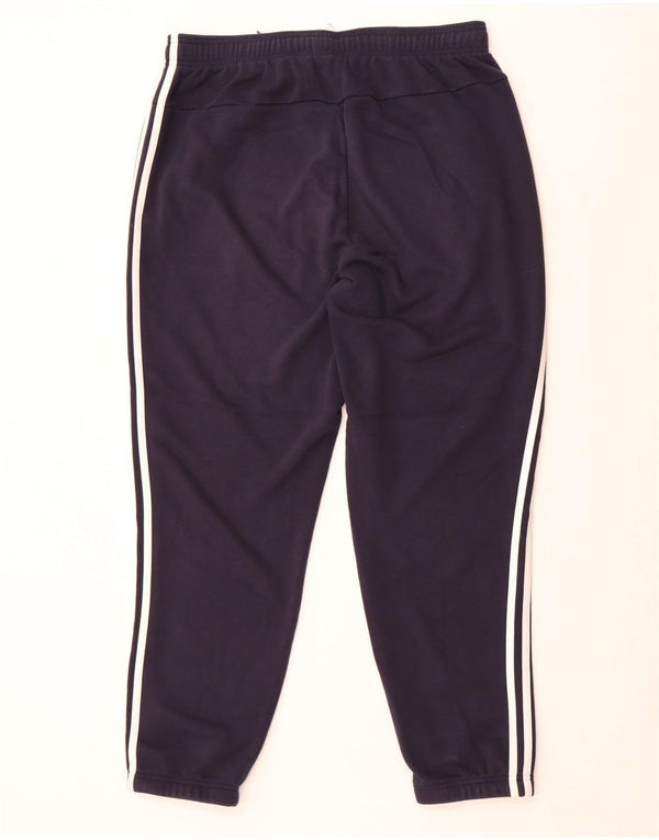 Adidas Mens Tracksuit Trousers Joggers XL  Navy Blue Cotton