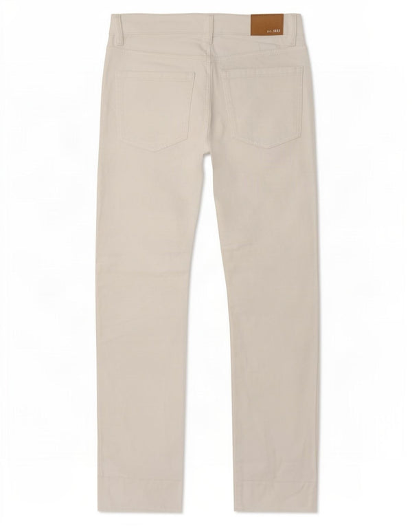 Marks & Spencer Womens Crop Straight Jeans UK 10 Small W26 L25 White