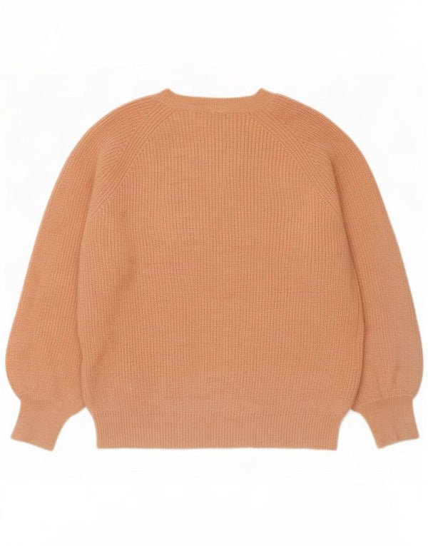Marks & Spencer Womens Boat Neck Jumper Sweater UK 16 Large Pink Polyamide