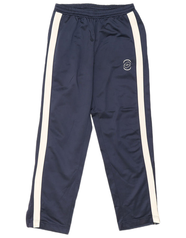 Lotto Mens Tracksuit Trousers UK 38/40 Medium Navy Blue Colourblock