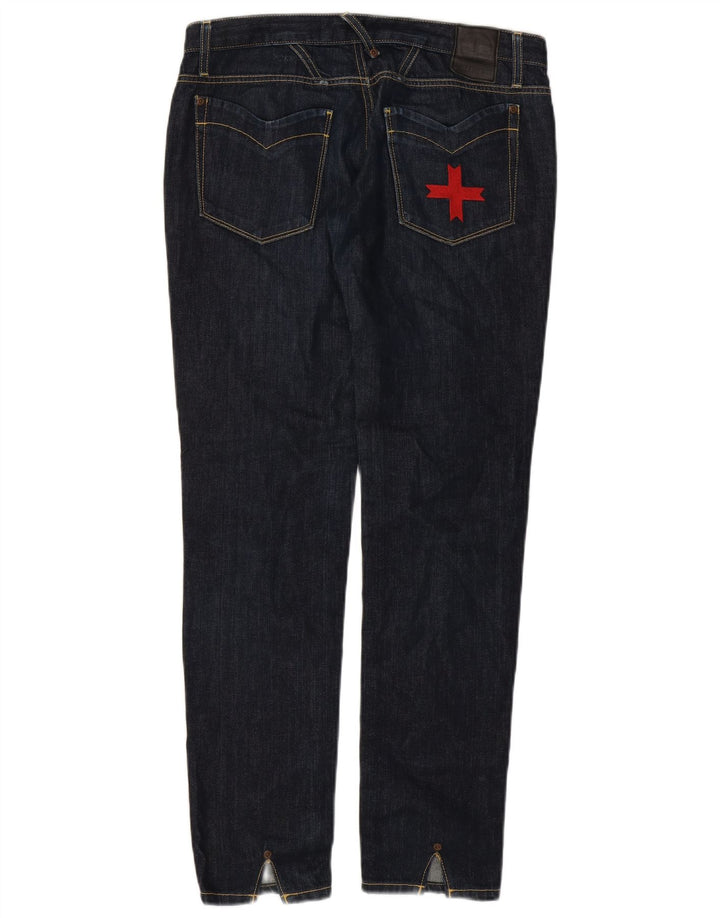 Zu Elements Womens Slim Jeans W30 L31 Navy Blue Cotton