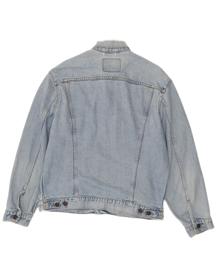 Levi's Mens Denim Jacket UK 40 Large Blue Cotton