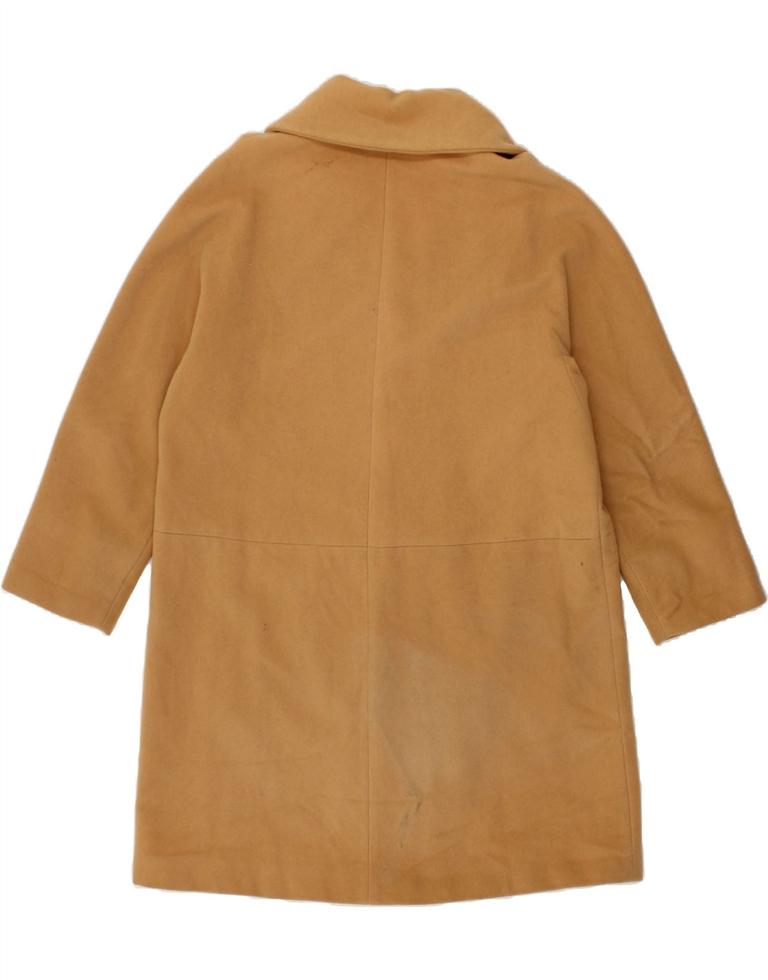 MARELLA Womens Overcoat UK 10 Small Brown Virgin Wool Vintage Marella and Second-Hand Marella from Messina Hembry 