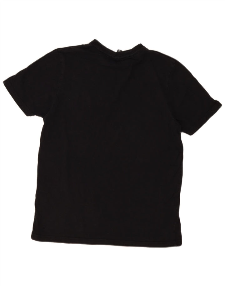 Ellesse Mens Slim Fit T-Shirt Top Large Black Cotton