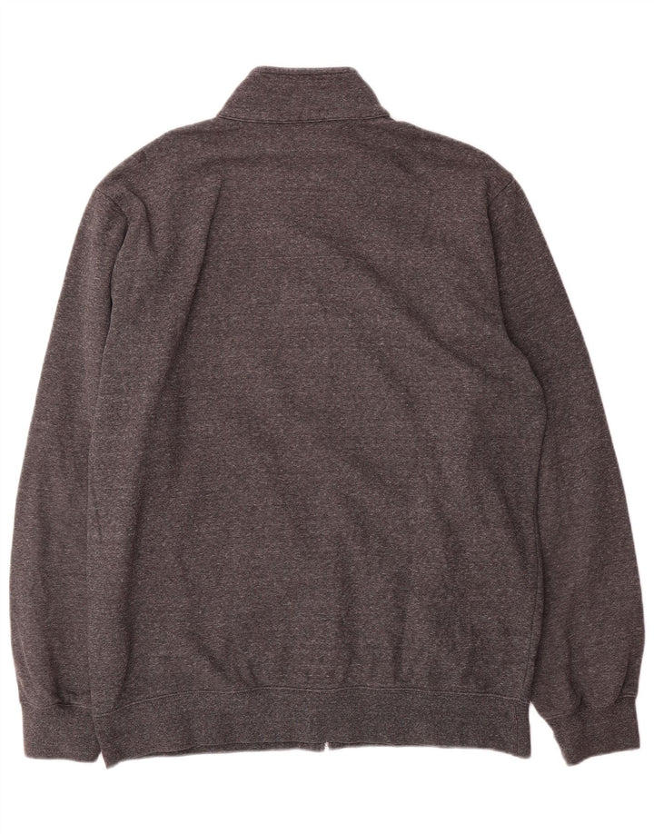 Champion Mens Tracksuit Top Jacket 2XL Grey Colourblock Cotton