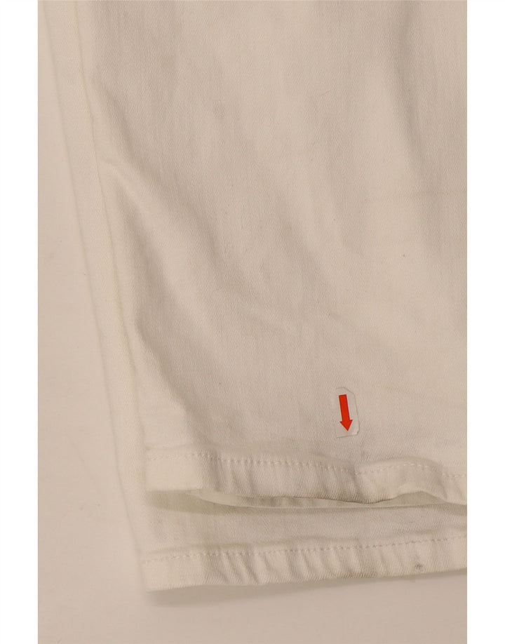 Marks & Spencer Womens Regular Straight Jeans UK 20 2XL W40 L29 White