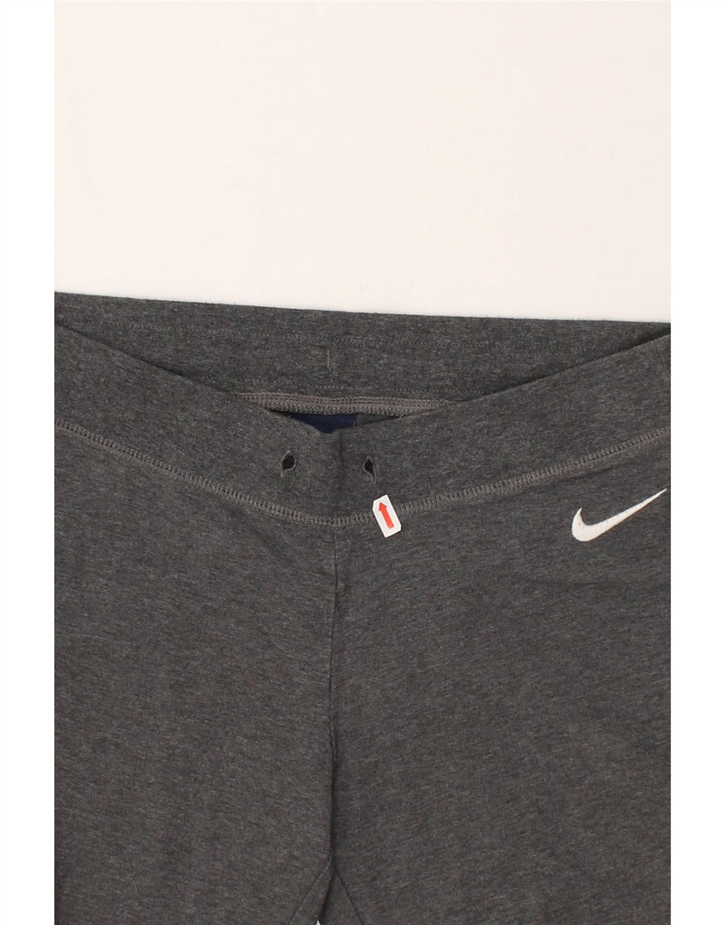 NIKE Womens Tracksuit Trousers Joggers UK 10 Small Grey Cotton | Vintage Nike | Thrift | Second-Hand Nike | Used Clothing | Messina Hembry 