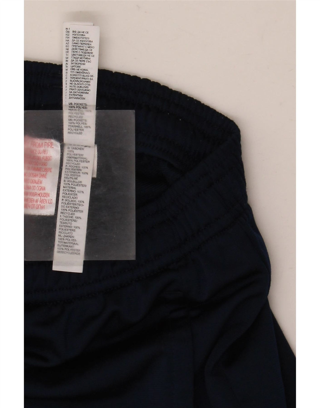 Adidas Boys Tracksuit Trousers Joggers 11-12 Years Navy Blue Polyester