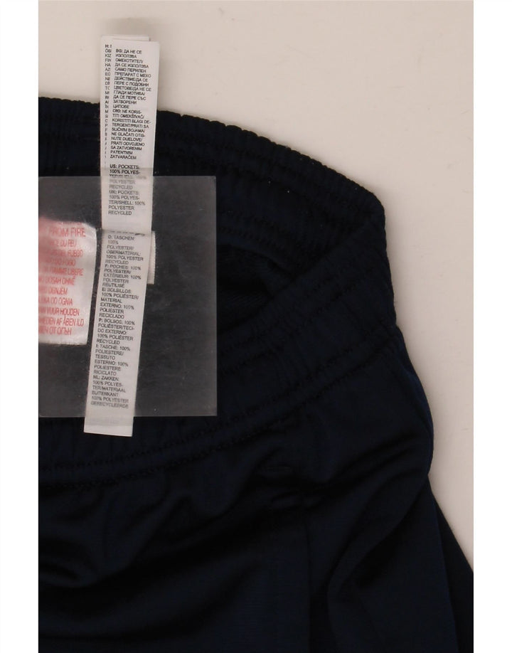 Adidas Boys Tracksuit Trousers Joggers 11-12 Years Navy Blue Polyester