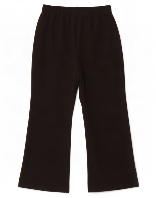 Zara Womens Bootcut Cropped Trousers Medium W28 L24 Black