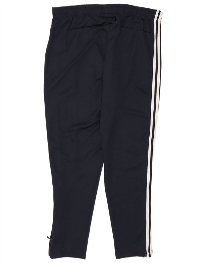 Adidas Mens Tracksuit Trousers XL Navy Blue Polyester