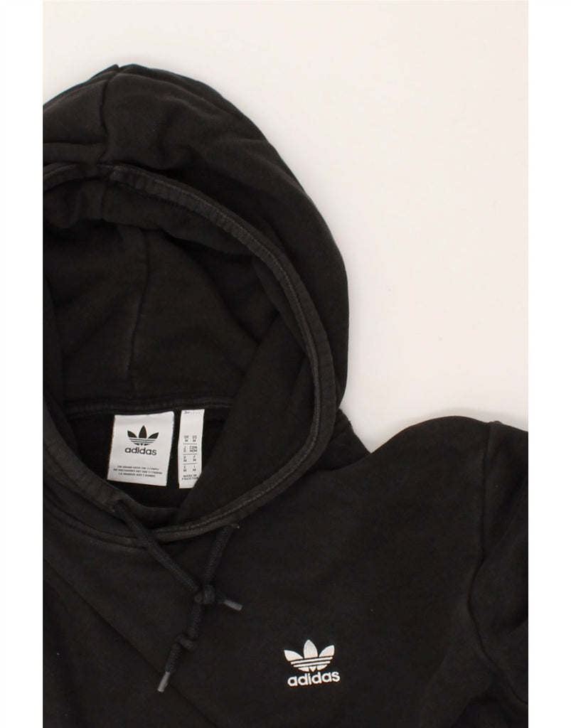 ADIDAS Mens Hoodie Jumper Medium Black Cotton | Vintage Adidas | Thrift | Second-Hand Adidas | Used Clothing | Messina Hembry 