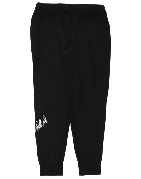 Puma Mens Graphic Tracksuit Trousers Joggers XL Black Cotton