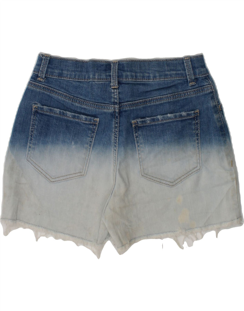 OSH KOSH Girls Denim Shorts 7-8 Years W22  Blue Colourblock Cotton | Vintage Osh Kosh | Thrift | Second-Hand Osh Kosh | Used Clothing | Messina Hembry 