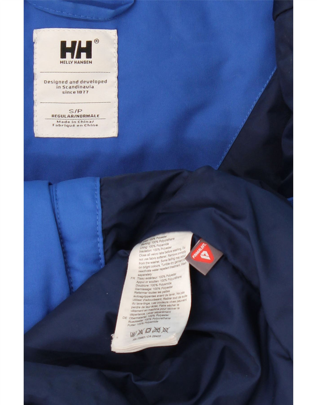 HELLY HANSEN Mens Regular Fit Hooded Windbreaker Jacket UK 36 Small Blue