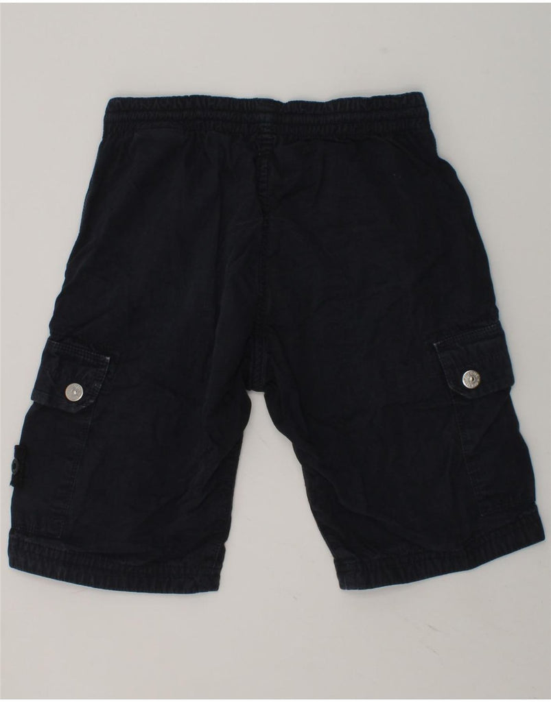 STONE ISLAND Boys Cargo Shorts 7-8 Years W22  Navy Blue Cotton | Vintage Stone Island | Thrift | Second-Hand Stone Island | Used Clothing | Messina Hembry 