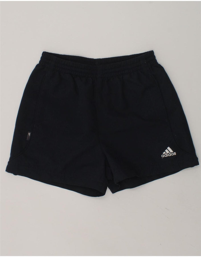 ADIDAS Boys Sport Shorts 7-8 Years Navy Blue Polyester | Vintage Adidas | Thrift | Second-Hand Adidas | Used Clothing | Messina Hembry 