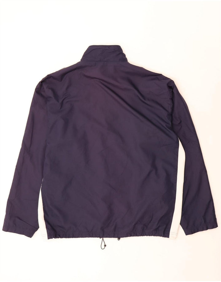 Fila Mens Tracksuit Top Jacket XL Navy Blue Colourblock Polyester
