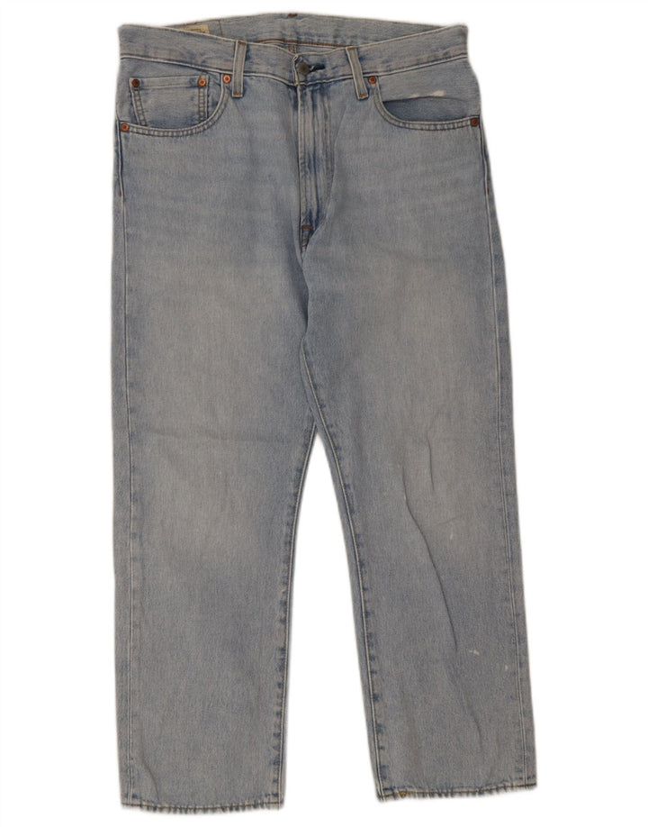 Levi's Mens 551 Straight Jeans W32 L28 Blue Cotton