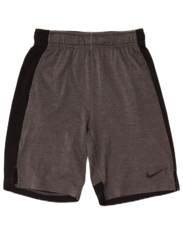 Nike Boys Dri Fit Sport Shorts 11-12 Years Medium Grey Colourblock