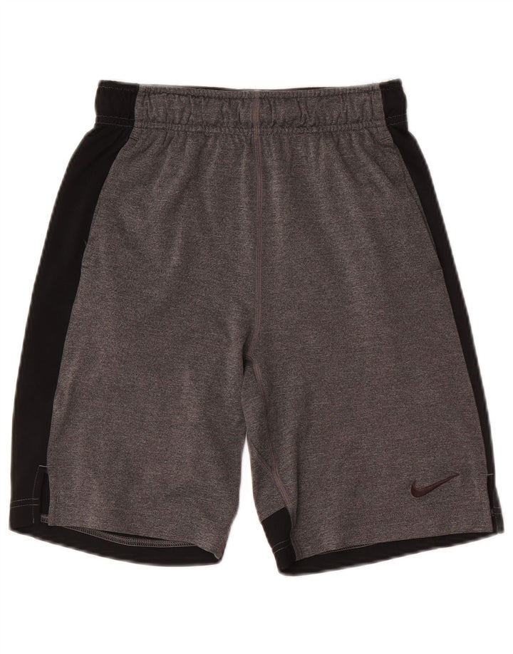 Nike Boys Dri Fit Sport Shorts 11-12 Years Medium Grey Colourblock