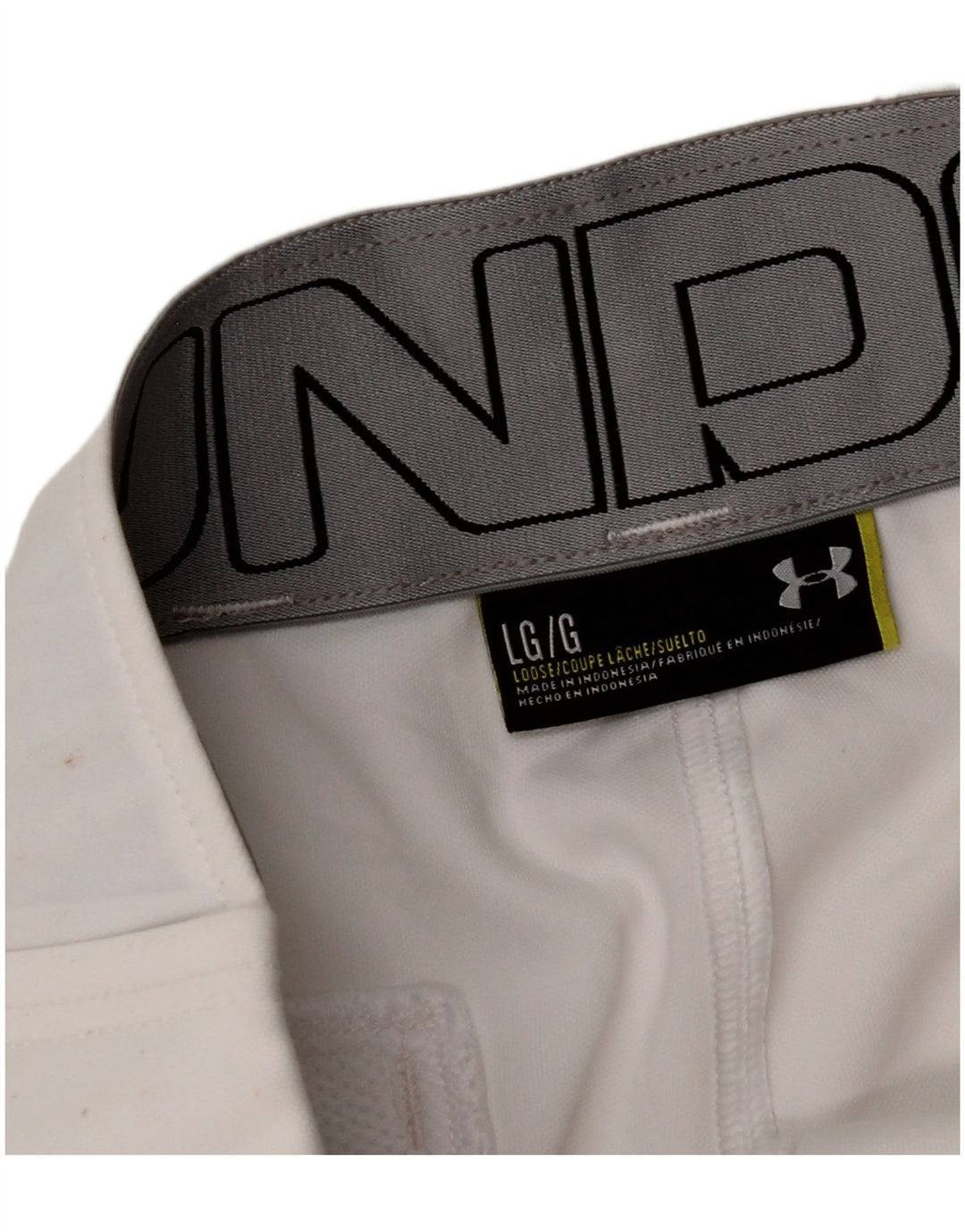 UNDER ARMOUR Mens Joggers Casual Trousers Large W34 L30 White