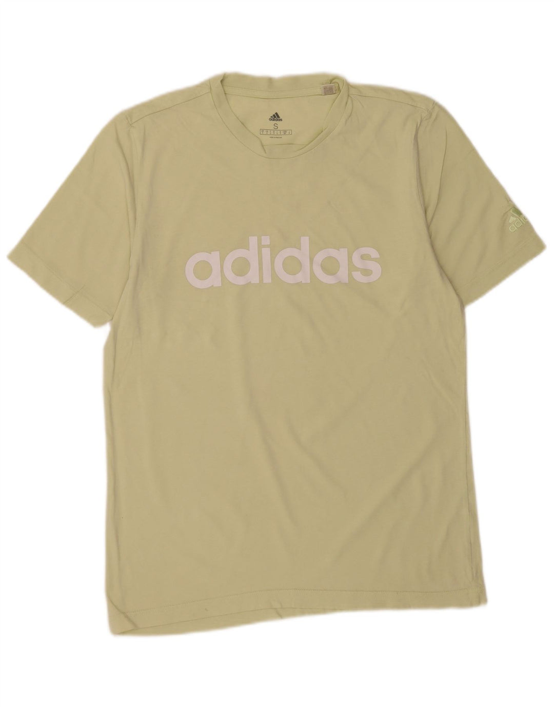 Adidas Mens Graphic T-Shirt Top Small Green