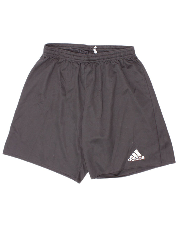 Adidas Boys Climalite Sport Shorts 9-10 Years Small Black Polyester