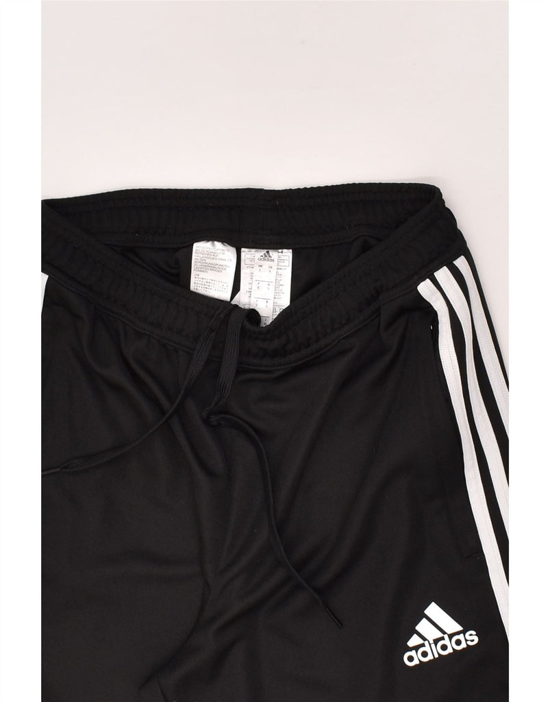 ADIDAS Mens Tracksuit Trousers Small Black Polyester | Vintage Adidas | Thrift | Second-Hand Adidas | Used Clothing | Messina Hembry 