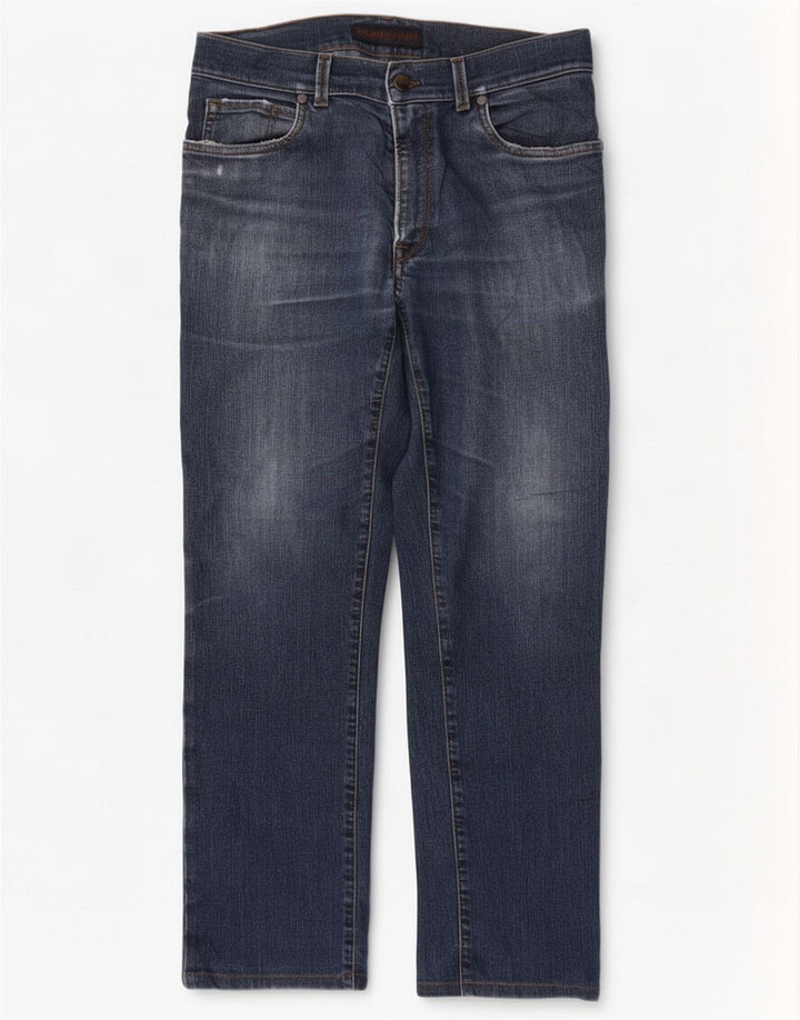 Trussardi Womens Straight Jeans W34 L28 Blue
