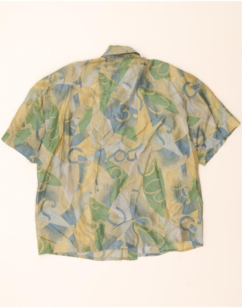 YESSICA Womens Abstract Pattern Shirt Blouse EU 42 Large Multicoloured Vintage Yessica and Second-Hand Yessica from Messina Hembry 