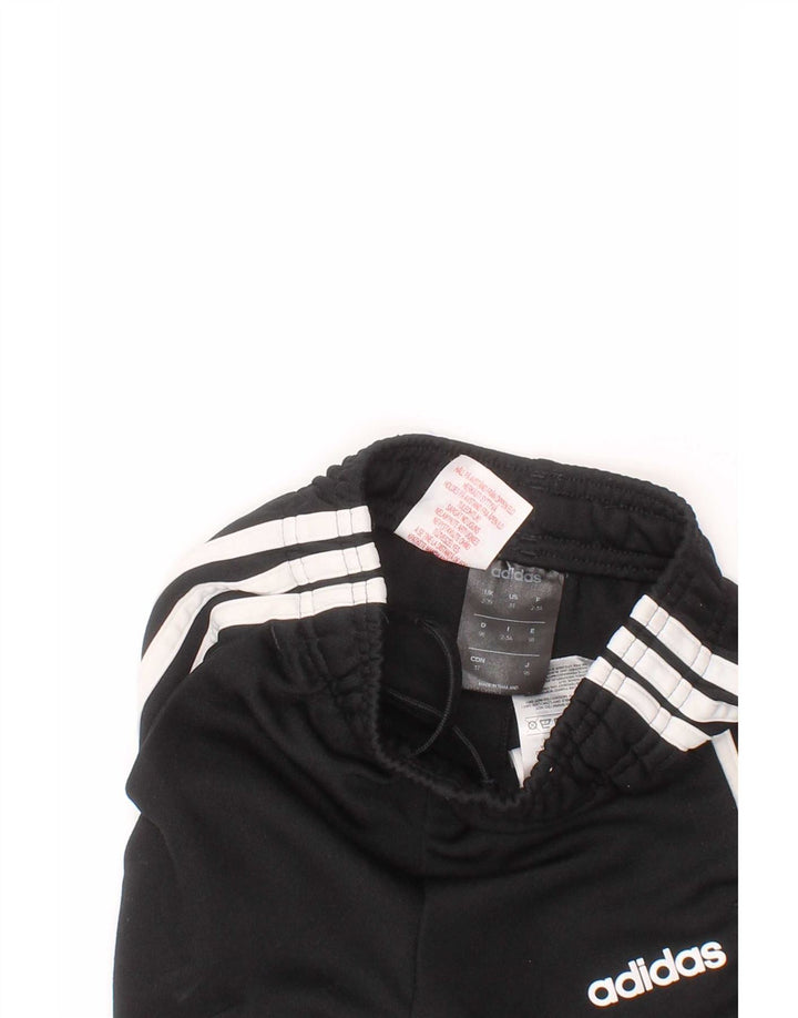Adidas Boys Tracksuit Trousers 2-3 Years  Black Polyester Sports