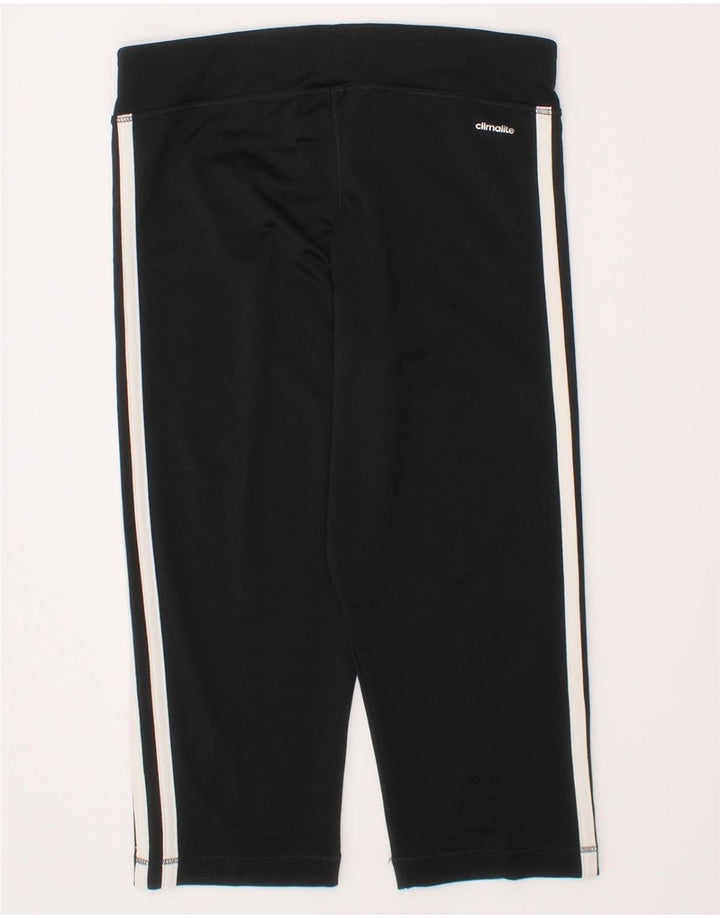ADIDAS Girls Climalite Leggings 11-12 Years  Black Polyester
