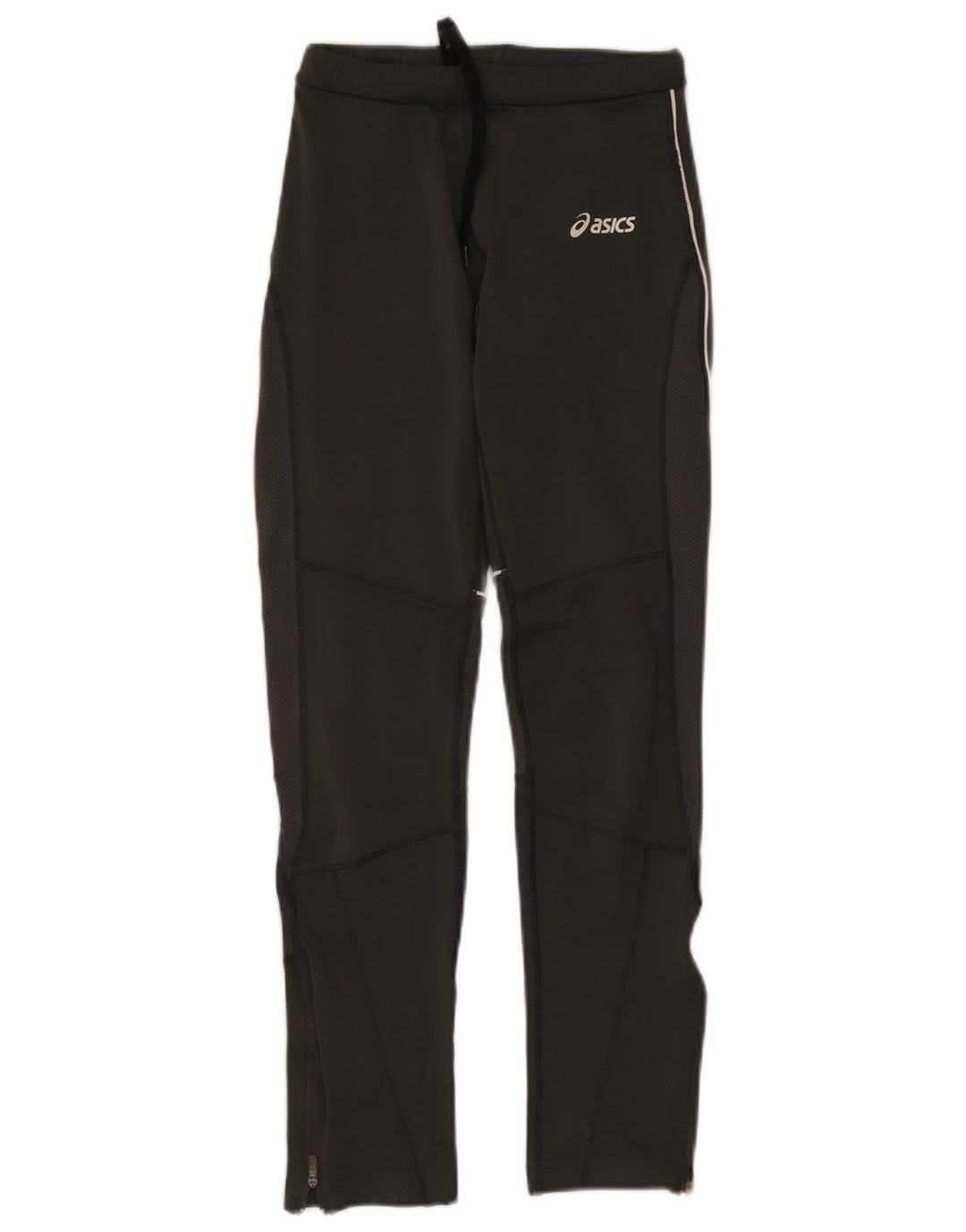Asics Womens Tracksuit Trousers UK 4 XS  Khaki Polyester